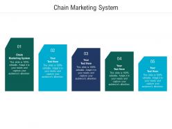 Chain marketing system ppt powerpoint presentation layouts objects cpb