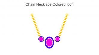 Chain Necklace Colored Icon In Powerpoint Pptx Png And Editable Eps Format