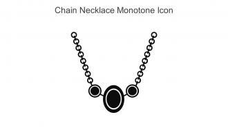 Chain Necklace Monotone Icon In Powerpoint Pptx Png And Editable Eps Format