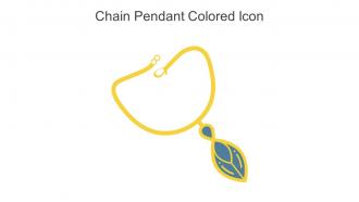 Chain Pendant Colored Icon In Powerpoint Pptx Png And Editable Eps Format