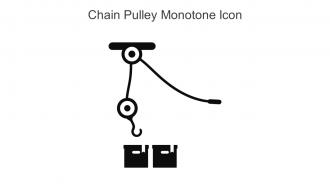 Chain Pulley Monotone Icon In Powerpoint Pptx Png And Editable Eps Format