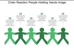 Chain Reaction People Holding Hands Image