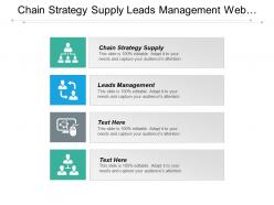 Chain strategy supply leads management web content management cpb
