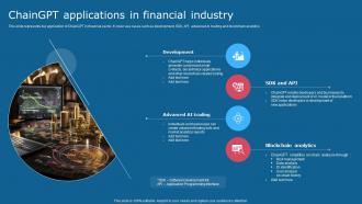 Chaingpt Applications In Financial Industry Comprehensive Guide To Use AI SS V