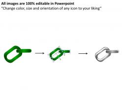 Chains process 2 stages powerpoint slides and ppt templates 0412