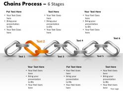 Chains process 6 stages powerpoint slides and ppt templates 0412