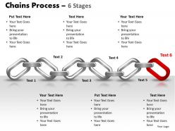 Chains process 6 stages powerpoint slides and ppt templates 0412