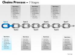 Chains process 7 stages powerpoint slides