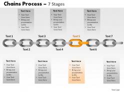 Chains process 7 stages powerpoint slides