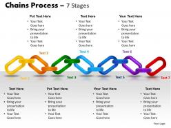 Chains process 7 stages powerpoint slides and ppt templates 0412