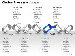 Chains process 7 stages powerpoint slides and ppt templates 0412