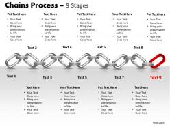 1206406 style variety 1 chains 9 piece powerpoint presentation diagram infographic slide
