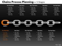 Chains process planning 5 stages powerpoint slides and ppt templates db Chains process planning 5 stages powerpoint slides and ppt templates db