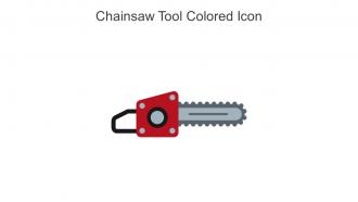 Chainsaw Tool Colored Icon In Powerpoint Pptx Png And Editable Eps Format