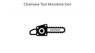 Chainsaw Tool Monotone Icon In Powerpoint Pptx Png And Editable Eps Format