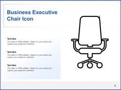 Chair Business Executive Working Desk Meeting Room Office Interior View