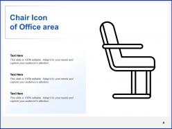 Chair Business Executive Working Desk Meeting Room Office Interior View