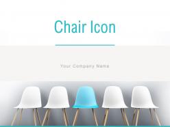 Chair Icon Business Marketing Management Strategy Planning