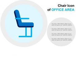 Chair icon of office area