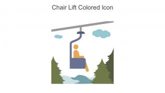 Chair Lift Colored Icon In Powerpoint Pptx Png And Editable Eps Format