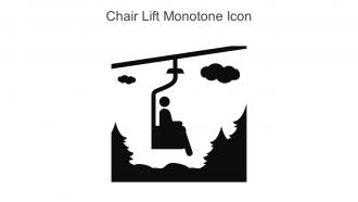 Chair Lift Monotone Icon In Powerpoint Pptx Png And Editable Eps Format