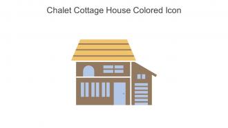 Chalet Cottage House Colored Icon In Powerpoint Pptx Png And Editable Eps Format