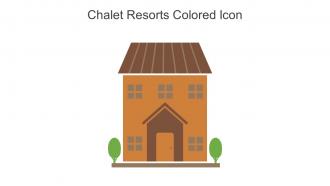 Chalet Resorts Colored Icon In Powerpoint Pptx Png And Editable Eps Format