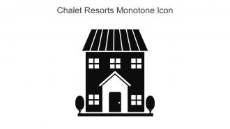 Chalet Resorts Monotone Icon In Powerpoint Pptx Png And Editable Eps Format