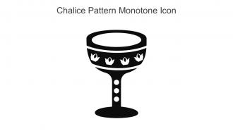 Chalice Pattern Monotone Icon In Powerpoint Pptx Png And Editable Eps Format
