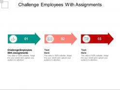 Challenge employees with assignments ppt powerpoint presentation inspiration styles cpb