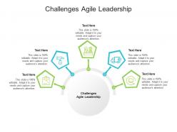Challenges agile leadership ppt powerpoint presentation pictures examples cpb