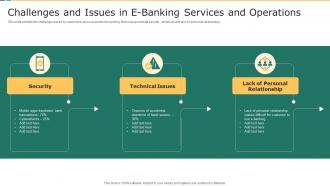 Challenges And Issues In Digital Banking Services And Operations