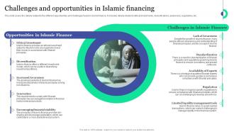 Challenges And Opportunities In Islamic Financing Islamic Banking And Finance Fin SS V