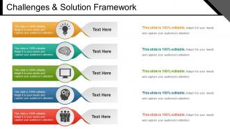 Challenges and solution framework good ppt example