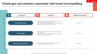 Challenges And Solutions Associated With Brand Merchandising