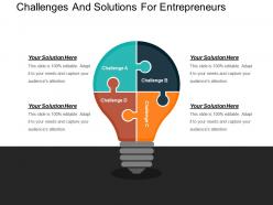 Challenges and solutions for entrepreneurs powerpoint guide