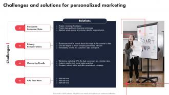 Challenges And Solutions For Personalized Individualized Content Marketing Campaign