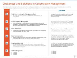 Challenges and solutions in construction management strategies for maximizing resource efficiency