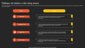 Challenges And Solutions In Data Mining Process