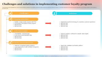 Challenges And Solutions In Implementing Customer Loyalty Program