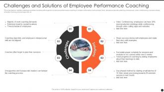 Challenges And Solutions Of Employee Performance Coaching