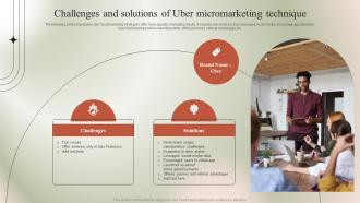 Challenges And Solutions Of Uber Micromarketing Guide To Target MKT SS
