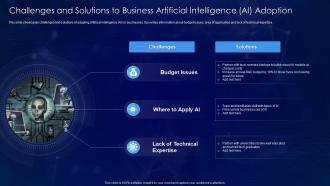 Challenges And Solutions To Business Artificial Intelligence Ai Adoption