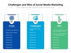 Challenges and wins of social media marketing