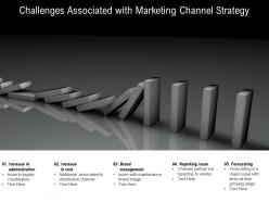 Challenges associated with marketing channel strategy