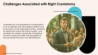 Challenges Associated With Right Craniotomy PPT Template ACP