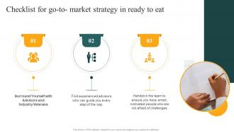 Challenges Checklist For Go To Market Strategy In Ready Convenience Food Industry Report