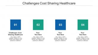 Challenges cost sharing healthcare ppt powerpoint presentation gallery introduction cpb