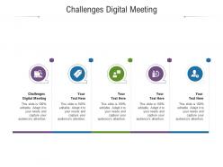 Challenges digital meeting ppt powerpoint presentation ideas sample cpb