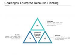 Challenges enterprise resource planning ppt powerpoint presentation summary show cpb